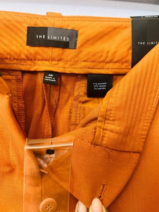 The Limited 🔥 Burnt Orange Wide-Leg Dress Pants - Picture 4 of 4